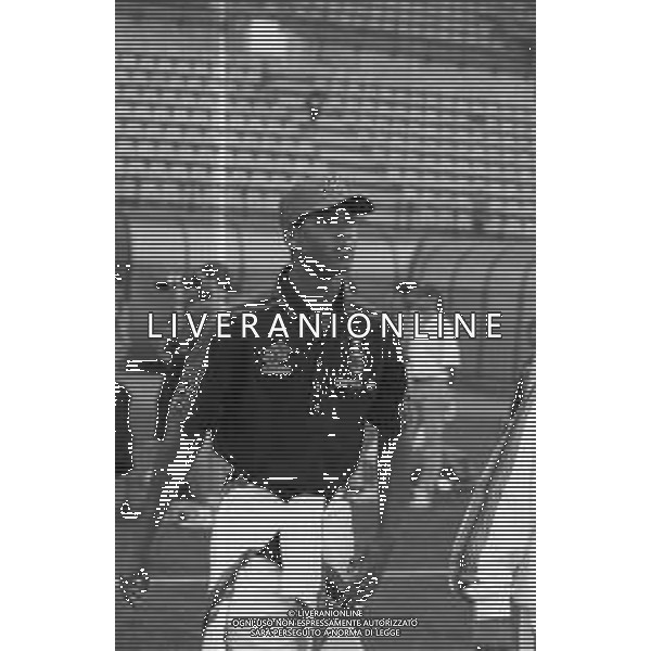 Neg- RETROSPETTIVA PATRICK KLUIVERT CALCIATORE NELLA FOTO CON LA MAGLIA DEL MILAN NELL\'ANNO 1997-1998 PREPARTITA AG ALDO LIVERANI SAS