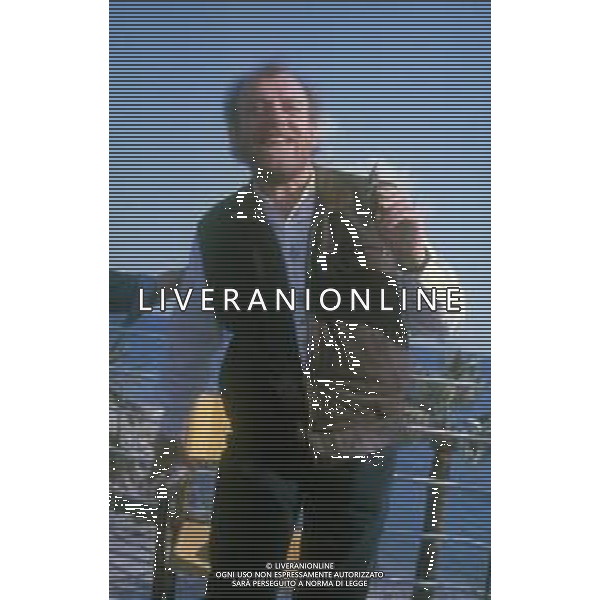 DIAP-RETROSPETTIVA JOE COCKER CANTANTE NELLA FOTO JOE COCKER A SANREMO NELL\'ANNO 1988 AG ALDO LIVERANI SAS