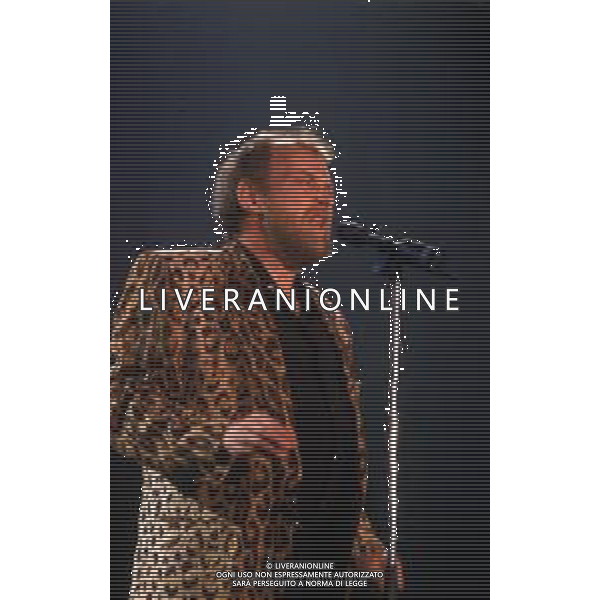 DIAP-RETROSPETTIVA JOE COCKER CANTANTE NELLA FOTO JOE COCKER A SANREMO NELL\'ANNO 1988 AG ALDO LIVERANI SAS