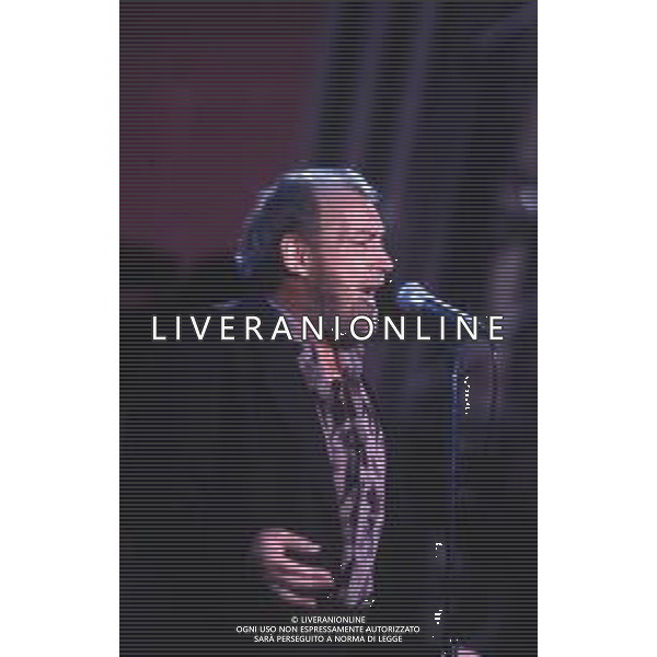 DIAP-RETROSPETTIVA JOE COCKER CANTANTE NELLA FOTO JOE COCKER A SANREMO NELL\'ANNO 1988 AG ALDO LIVERANI SAS