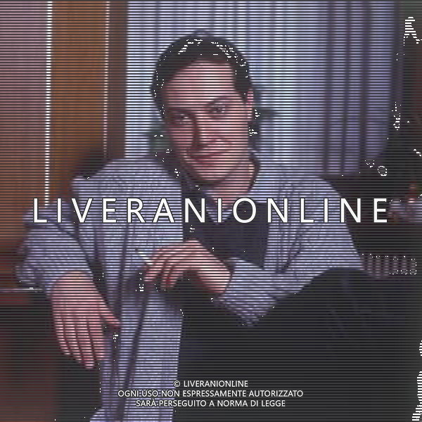 DIAP-RETROSPETTIVA CORRADO GUZZANTI ATTORE-COMICO-IMITATORE-AUTORE TELEVISIVO-SCENEGGIATORE E REGISTA NELLA FOTO CORRADO GUZZANTI AG ALDO LIVERANI SAS