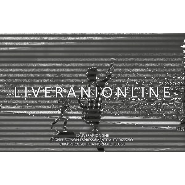 NEG-28-10-1979 MILANO CAMPIONATO DI CALCIO SERIE A INTER-MILAN 2-0 NELLA FOTO UN GOAL DI EVARISTO BECCALOSSI AG ALDO LIVERANI SAS