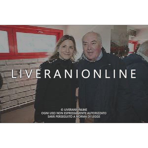 IMOLA 19 01 2024 AUTODROMO ENZO E DINO FERRARI FERRARI CLUB IMOLA INAUGURAZIONE NUOVA SEDE SOCIALE PRESSO LA SALA TERRE E MOTORI NELLA FOTO ELENA PENAZZI ASSESSORE ALL\'AUTODROMO E FRANCESCO ASSIRELLI ORGANIZZATORE DEL TROFEO BANDINI ©SANNA/AGENZIA ALDO LIVERANI SAS