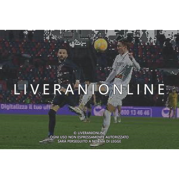 Campionato Serie B 2023-2024 20 Gennaio 2024 Stadio San Vito-Marulla Cosenza vs Venezia Nella foto: Dennis Johnsen e Manuel Marras ©Andrea Rosito/AGENZIA ALDO LIVERANI SAS