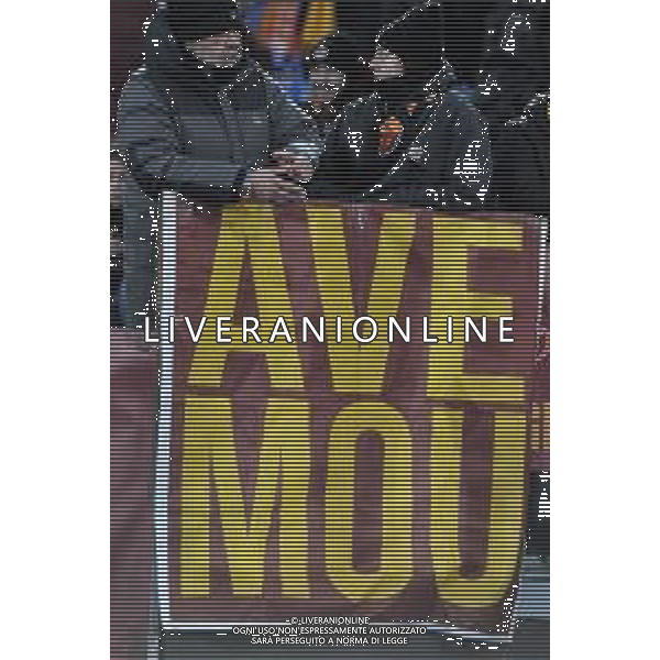 Roma vs Hellas Verona - Campionato Serie A TIM - 21 giornata - Stadio Olimpico - Roma 20-01-2024 nella foto Striscione per Mourinho ©Federico Gaetano/AGENZIA ALDO LIVERANI SAS