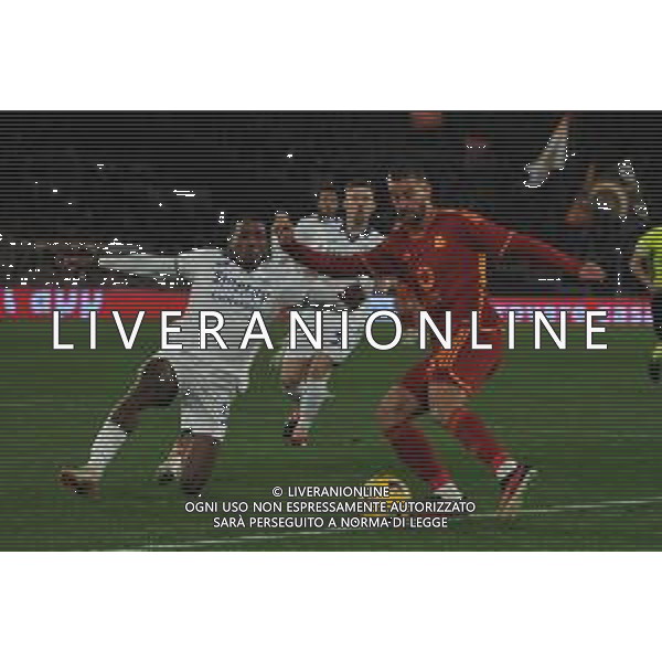 Roma vs Hellas Verona - Campionato Serie A TIM - 21 giornata - Stadio Olimpico - Roma 20-01-2024 nella foto Tchatchoua e Spinazzola ©Federico Gaetano/AGENZIA ALDO LIVERANI SAS