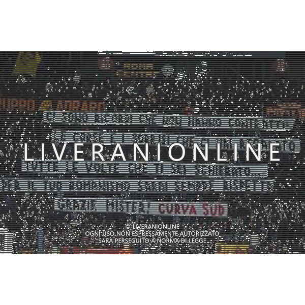 Roma vs Hellas Verona - Campionato Serie A TIM - 21 giornata - Stadio Olimpico - Roma 20-01-2024 nella foto Striscione per Mourinho ©Federico Gaetano/AGENZIA ALDO LIVERANI SAS