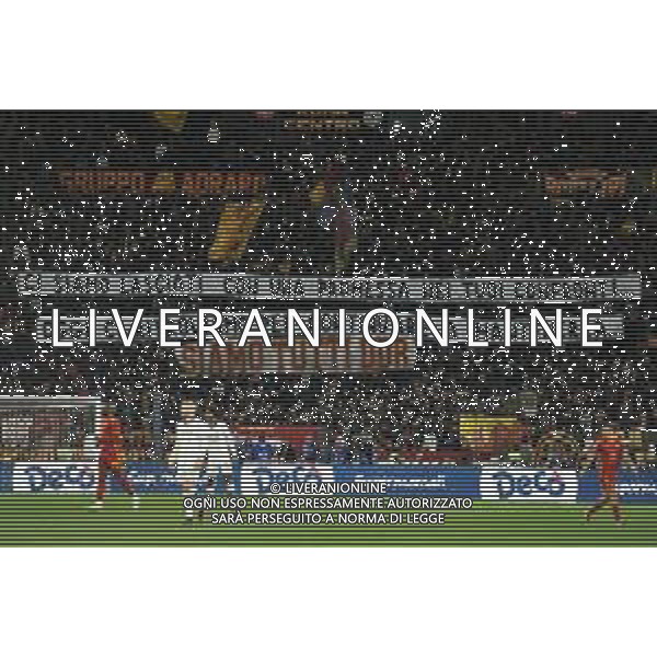 Roma vs Hellas Verona - Campionato Serie A TIM - 21 giornata - Stadio Olimpico - Roma 20-01-2024 nella foto Striscione per De Rossi FOTO FEDERICO GAETANO-AG ALDO LIVERANI SAS