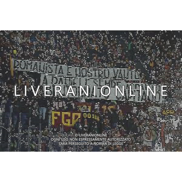 Roma vs Hellas Verona - Campionato Serie A TIM - 21 giornata - Stadio Olimpico - Roma 20-01-2024 nella foto Striscione per De Rossi ©Federico Gaetano/AGENZIA ALDO LIVERANI SAS