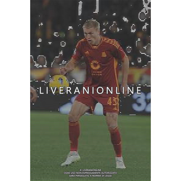 Roma vs Hellas Verona - Campionato Serie A TIM - 21 giornata - Stadio Olimpico - Roma 20-01-2024 nella foto Rasmus Kristensen ©Federico Gaetano/AGENZIA ALDO LIVERANI SAS
