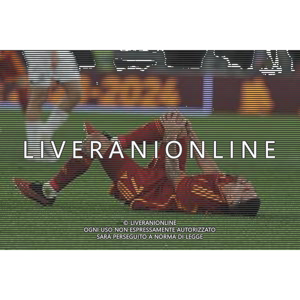 Roma vs Hellas Verona - Campionato Serie A TIM - 21 giornata - Stadio Olimpico - Roma 20-01-2024 nella foto Infortunio Lorenzo Pellegrini ©Federico Gaetano/AGENZIA ALDO LIVERANI SAS