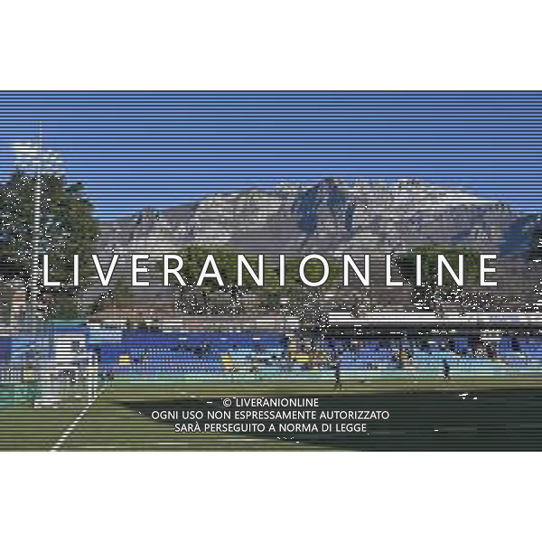 TVRG Lecco vs Pisa nella foto lo stadio Rigamonti Ceppi e sullo sfondo il Monte Resegone Lecco 20-01-2024 Stadio Rigamonti Ceppi Campionato Serie BKT - 21a giornata foto Roberto Garavaglia/Agenzia Aldo Liverani sas/AGENZIA ALDO LIVERANI SAS