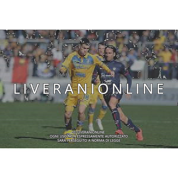 Frosinone vs Cagliari - Campionato Serie A TIM - 21 giornata - Stadio B.Stirpe - Frosinone 21-01-2024 nella foto Soulè e Augello ©Federico Gaetano/AGENZIA ALDO LIVERANI SAS