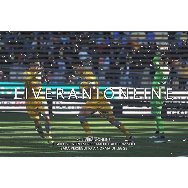 Frosinone vs Cagliari - Campionato Serie A TIM - 21 giornata - Stadio B.Stirpe - Frosinone 21-01-2024 nella foto Esultanza Mazzitelli ©Federico Gaetano/AGENZIA ALDO LIVERANI SAS