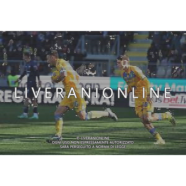 Frosinone vs Cagliari - Campionato Serie A TIM - 21 giornata - Stadio B.Stirpe - Frosinone 21-01-2024 nella foto Esultanza Mazzitelli ©Federico Gaetano/AGENZIA ALDO LIVERANI SAS