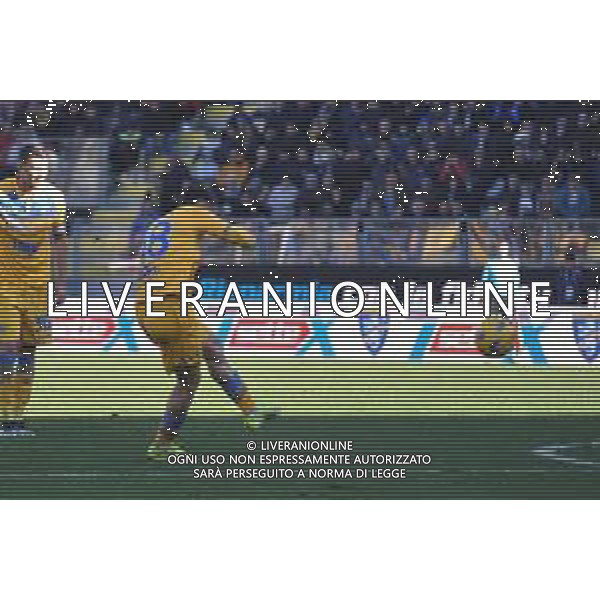 Frosinone vs Cagliari - Campionato Serie A TIM - 21 giornata - Stadio B.Stirpe - Frosinone 21-01-2024 nella foto Punizione di Soulè ©Federico Gaetano/AGENZIA ALDO LIVERANI SAS
