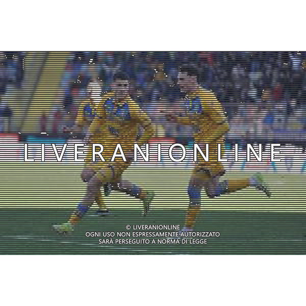 Frosinone vs Cagliari - Campionato Serie A TIM - 21 giornata - Stadio B.Stirpe - Frosinone 21-01-2024 nella foto Esultanza Soulè ©Federico Gaetano/AGENZIA ALDO LIVERANI SAS