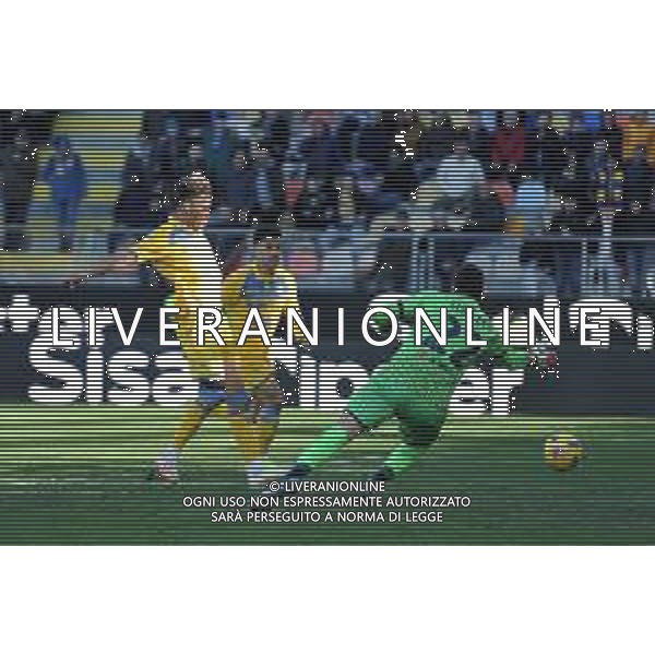 Frosinone vs Cagliari - Campionato Serie A TIM - 21 giornata - Stadio B.Stirpe - Frosinone 21-01-2024 nella foto Gol Kaio Jorge ©Federico Gaetano/AGENZIA ALDO LIVERANI SAS