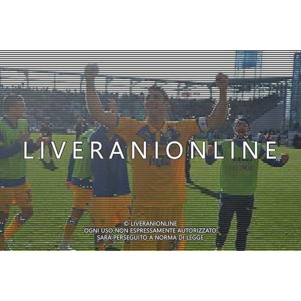 Frosinone vs Cagliari - Campionato Serie A TIM - 21 giornata - Stadio B.Stirpe - Frosinone 21-01-2024 nella foto Esultanza finale Mazzitelli ©Federico Gaetano/AGENZIA ALDO LIVERANI SAS