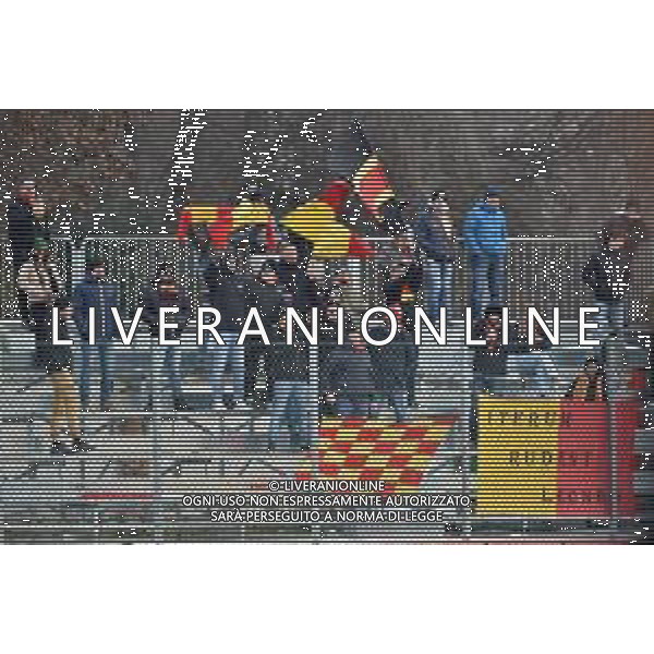 TVRG Sant\'Angelo vs Ravenna nella foto tifosi Ravenna Sant\'Angelo Lodigiano (LO) 21-01-2024 Stadio comunale Carlo Chiesa Campionato Serie D girone D - 20a giornata foto Roberto Garavaglia/Agenzia Aldo Liverani sas/AGENZIA ALDO LIVERANI SAS