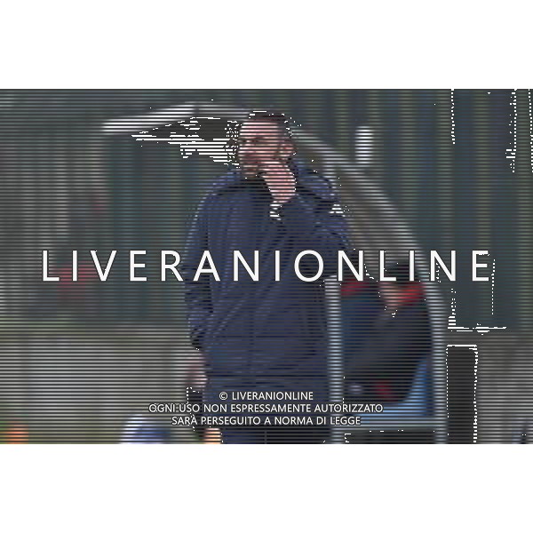 TVRG Sant\'Angelo vs Ravenna nella foto Vincenzo Scarpa allenatore Sant\'Angelo Sant\'Angelo Lodigiano (LO) 21-01-2024 Stadio comunale Carlo Chiesa Campionato Serie D girone D - 20a giornata foto Roberto Garavaglia/Agenzia Aldo Liverani sas/AGENZIA ALDO LIVERANI SAS