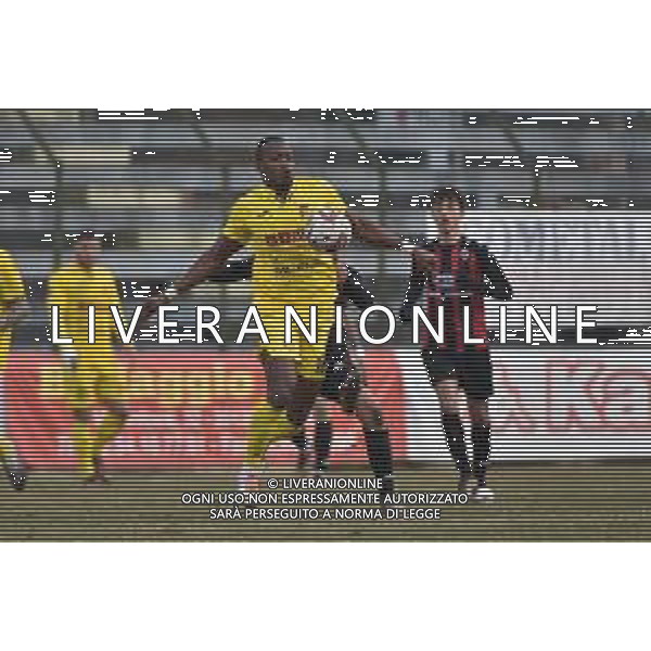 TVRG Sant\'Angelo vs Ravenna nella foto Mohamed Cherif Diallo (Ravenna) Sant\'Angelo Lodigiano (LO) 21-01-2024 Stadio comunale Carlo Chiesa Campionato Serie D girone D - 20a giornata foto Roberto Garavaglia/Agenzia Aldo Liverani sas/AGENZIA ALDO LIVERANI SAS