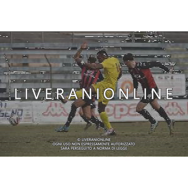 TVRG Sant\'Angelo vs Ravenna nella foto Mohamed Cherif Diallo (Ravenna) occasione da gol Sant\'Angelo Lodigiano (LO) 21-01-2024 Stadio comunale Carlo Chiesa Campionato Serie D girone D - 20a giornata foto Roberto Garavaglia/Agenzia Aldo Liverani sas/AGENZIA ALDO LIVERANI SAS