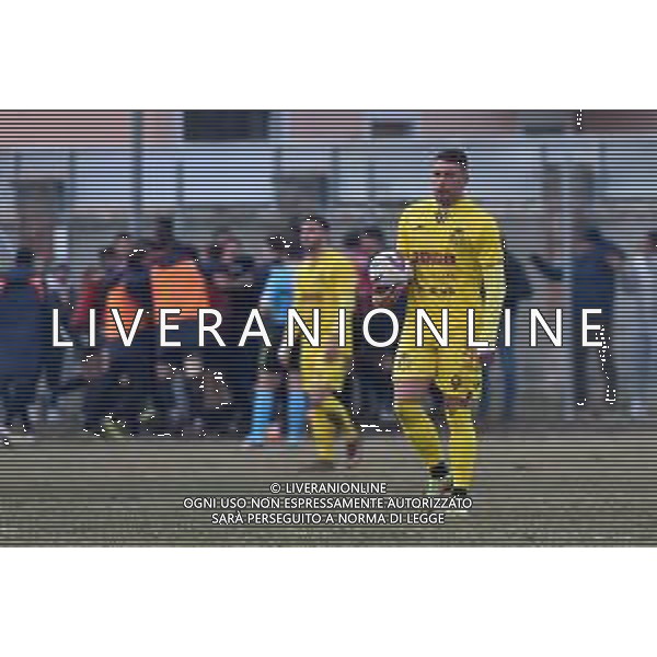 TVRG Sant\'Angelo vs Ravenna nella foto delusione Ravenna dopo il gol subito Sant\'Angelo Lodigiano (LO) 21-01-2024 Stadio comunale Carlo Chiesa Campionato Serie D girone D - 20a giornata foto Roberto Garavaglia/Agenzia Aldo Liverani sas/AGENZIA ALDO LIVERANI SAS