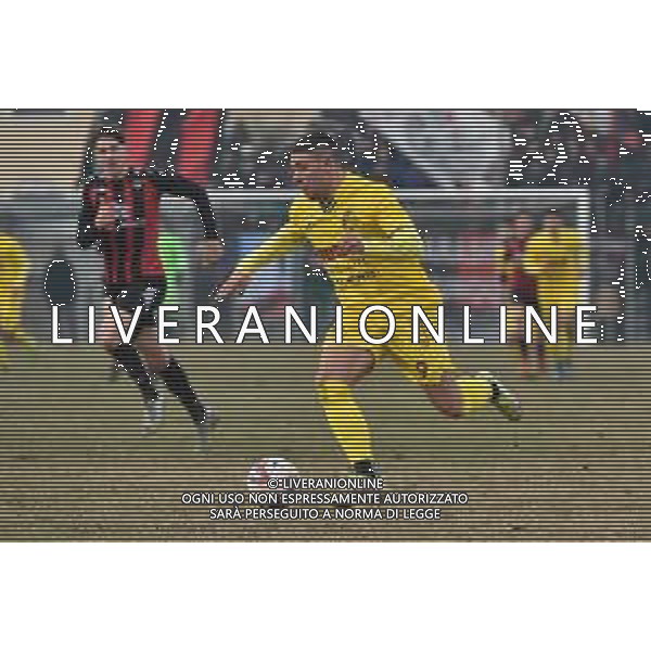 TVRG Sant\'Angelo vs Ravenna nella foto Antonio Sabbattani (Ravenna) Sant\'Angelo Lodigiano (LO) 21-01-2024 Stadio comunale Carlo Chiesa Campionato Serie D girone D - 20a giornata foto Roberto Garavaglia/Agenzia Aldo Liverani sas/AGENZIA ALDO LIVERANI SAS