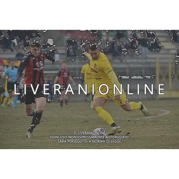 TVRG Sant\'Angelo vs Ravenna nella foto Antonio Sabbattani (Ravenna) occasione da gol Sant\'Angelo Lodigiano (LO) 21-01-2024 Stadio comunale Carlo Chiesa Campionato Serie D girone D - 20a giornata foto Roberto Garavaglia/Agenzia Aldo Liverani sas/AGENZIA ALDO LIVERANI SAS