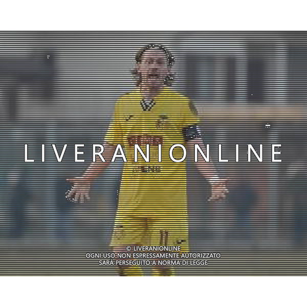 TVRG Sant\'Angelo vs Ravenna nella foto Paolo Rrapaj (Ravenna) Sant\'Angelo Lodigiano (LO) 21-01-2024 Stadio comunale Carlo Chiesa Campionato Serie D girone D - 20a giornata foto Roberto Garavaglia/Agenzia Aldo Liverani sas/AGENZIA ALDO LIVERANI SAS