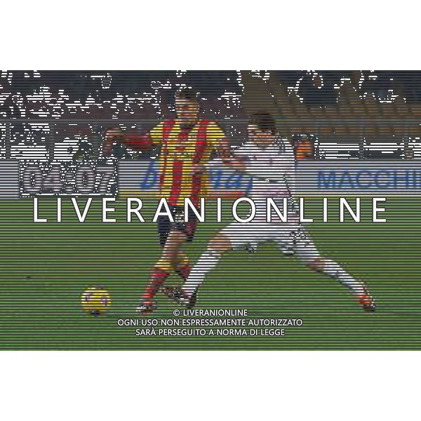 Joan Gonzalez of US Lecce and Fabio Miretti of Juventus during the Italian soccer Serie A match US Lecce vs Juventus on January 21, 2024 at Via del Mare Stadium in Lecce, Italy. Photo by Emmanuele Mastrodonato/ag. Aldo Liverani sas/AGENZIA ALDO LIVERANI SAS