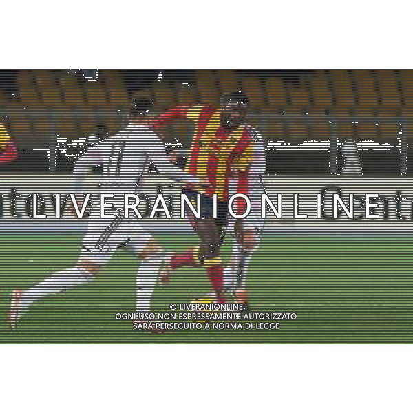 Mohamed Kaba of US Lecce and Filip Kostic of Juventus during the Italian soccer Serie A match US Lecce vs Juventus on January 21, 2024 at Via del Mare Stadium in Lecce, Italy. Photo by Emmanuele Mastrodonato/ag. Aldo Liverani sas/AGENZIA ALDO LIVERANI SAS