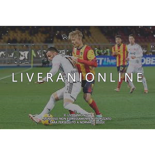 Filip Kostic of Juventus and Pontus Almqvist of US Lecce during the Italian soccer Serie A match US Lecce vs Juventus on January 21, 2024 at Via del Mare Stadium in Lecce, Italy. Photo by Emmanuele Mastrodonato/ag. Aldo Liverani sas/AGENZIA ALDO LIVERANI SAS