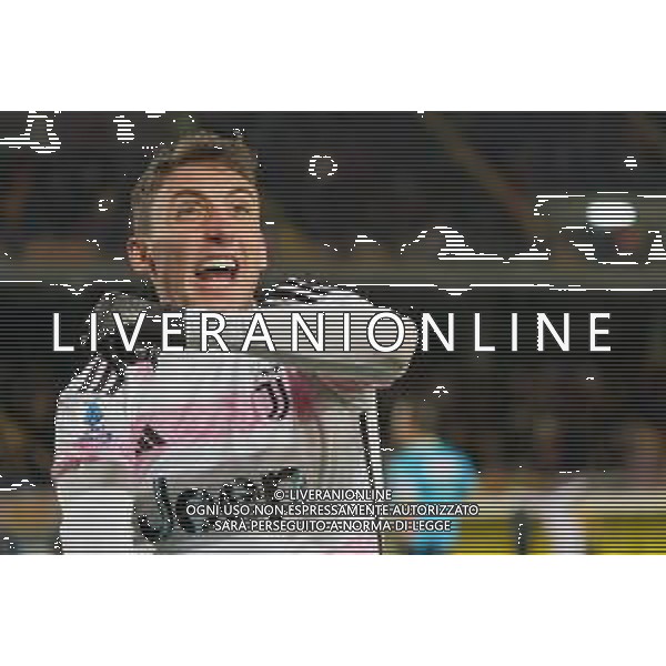 Andrea Cambiaso of Juventus during the Italian soccer Serie A match US Lecce vs Juventus on January 21, 2024 at Via del Mare Stadium in Lecce, Italy. Photo by Emmanuele Mastrodonato/ag. Aldo Liverani sas/AGENZIA ALDO LIVERANI SAS