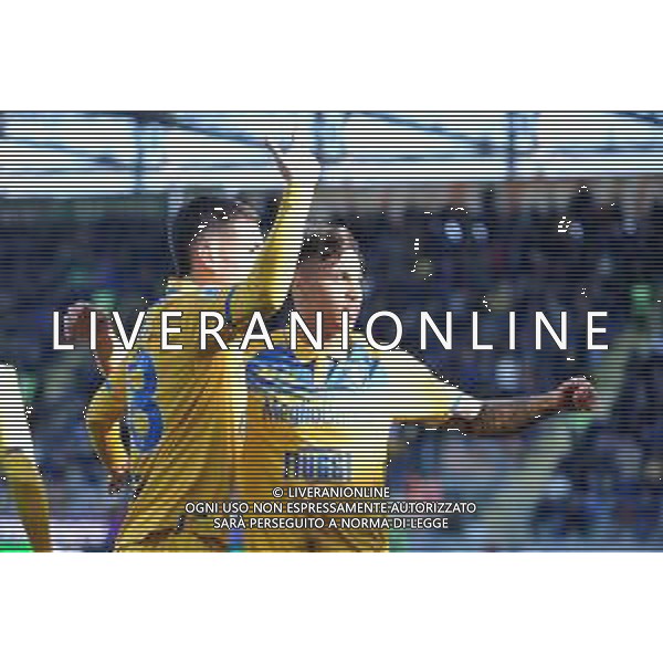 Frosinone vs Cagliari - Campionato Serie A TIM - 21 giornata - Stadio B.Stirpe - Frosinone 21-01-2024 nella foto Soulè e Kaio Jorge ©Federico Gaetano/AGENZIA ALDO LIVERANI SAS