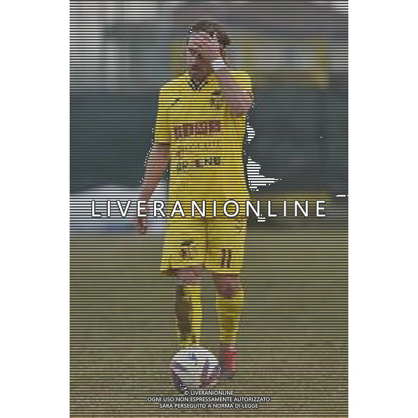 TVRG Sant\'Angelo vs Ravenna nella foto Paolo Rrapaj (Ravenna) Sant\'Angelo Lodigiano (LO) 21-01-2024 Stadio comunale Carlo Chiesa Campionato Serie D girone D - 20a giornata foto Roberto Garavaglia/Agenzia Aldo Liverani sas