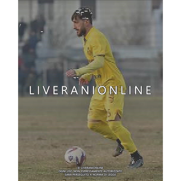 TVRG Sant\'Angelo vs Ravenna nella foto Antonio Varriale (Ravenna) Sant\'Angelo Lodigiano (LO) 21-01-2024 Stadio comunale Carlo Chiesa Campionato Serie D girone D - 20a giornata foto Roberto Garavaglia/Agenzia Aldo Liverani sas