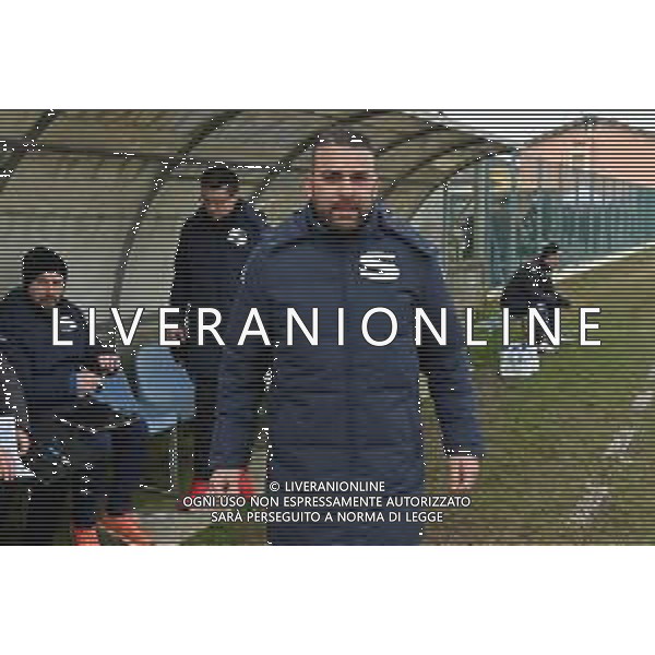 TVRG Sant\'Angelo vs Ravenna nella foto Vincenzo Scarpa allenatore Sant\'Angelo Sant\'Angelo Lodigiano (LO) 21-01-2024 Stadio comunale Carlo Chiesa Campionato Serie D girone D - 20a giornata foto Roberto Garavaglia/Agenzia Aldo Liverani sas