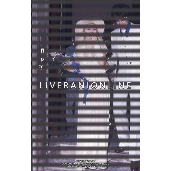 COL-RETROSPETTIVA PAOLA QUATTRINI ATTRICE NELLA FOTO PAOLA QUATTRINI MATRIMONIO CON IL MARITO LUCIANO APPIGNANI IL 10-08-1973 A ROMA IN CAMPIDOGLIO AG ALDO LIVERANI SAS 