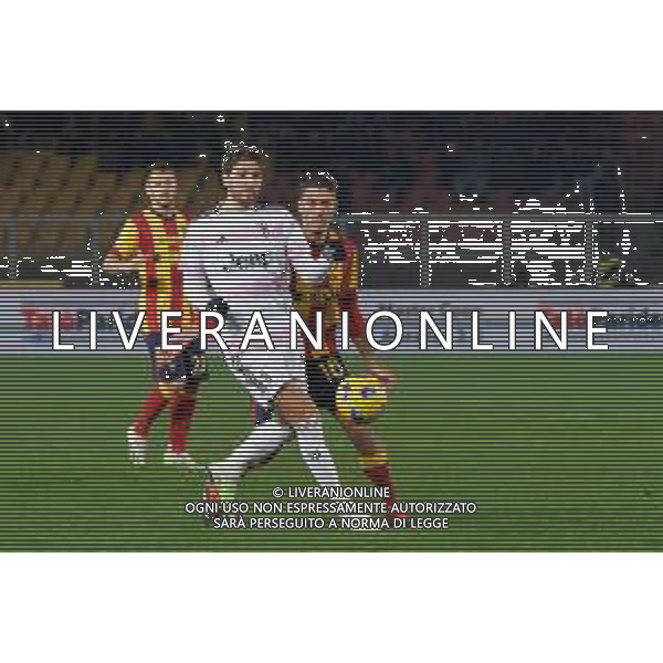 Manuel Locatelli of Juventus and Joan Gonzalez of US Lecce during the Italian soccer Serie A match US Lecce vs Juventus on January 21, 2024 at Via del Mare Stadium in Lecce, Italy. Photo by Emmanuele Mastrodonato/ag. Aldo Liverani sas