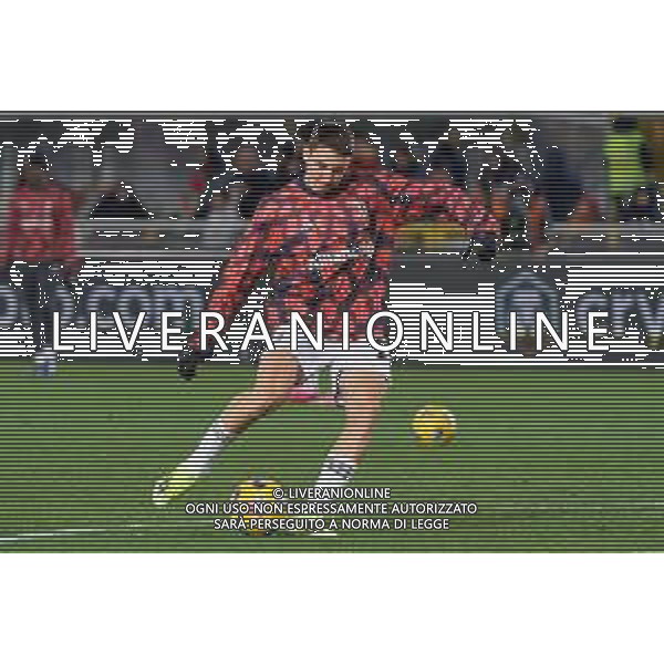 Andrea Cambiaso of Juventus during the Italian soccer Serie A match US Lecce vs Juventus on January 21, 2024 at Via del Mare Stadium in Lecce, Italy. Photo by Emmanuele Mastrodonato/ag. Aldo Liverani sas
