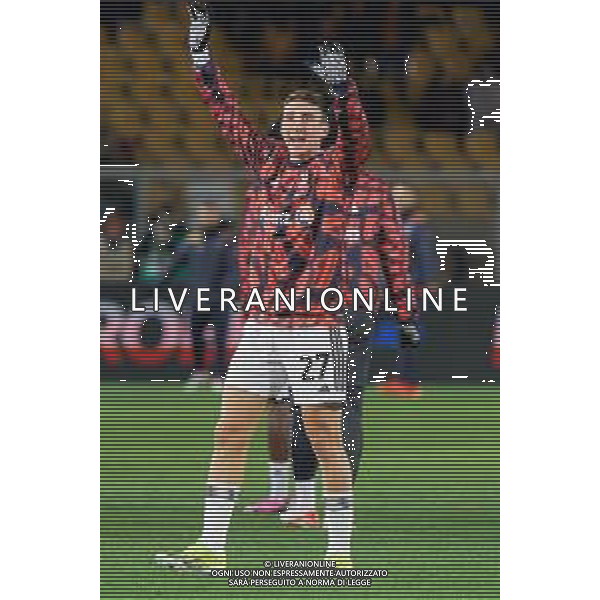 Andrea Cambiaso of Juventus during the Italian soccer Serie A match US Lecce vs Juventus on January 21, 2024 at Via del Mare Stadium in Lecce, Italy. Photo by Emmanuele Mastrodonato/ag. Aldo Liverani sas