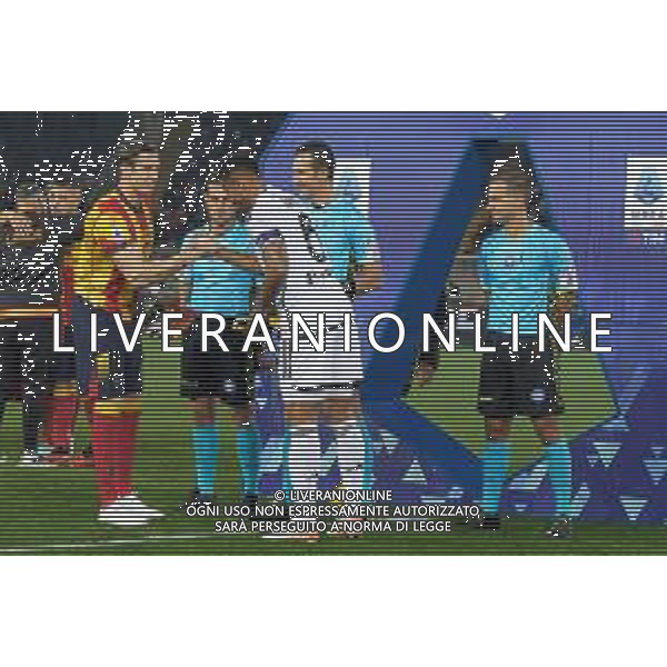 Federico Baschirotto of US Lecce and Danilo Luiz da Silva of Juventus during the Italian soccer Serie A match US Lecce vs Juventus on January 21, 2024 at Via del Mare Stadium in Lecce, Italy. Photo by Emmanuele Mastrodonato/ag. Aldo Liverani sas