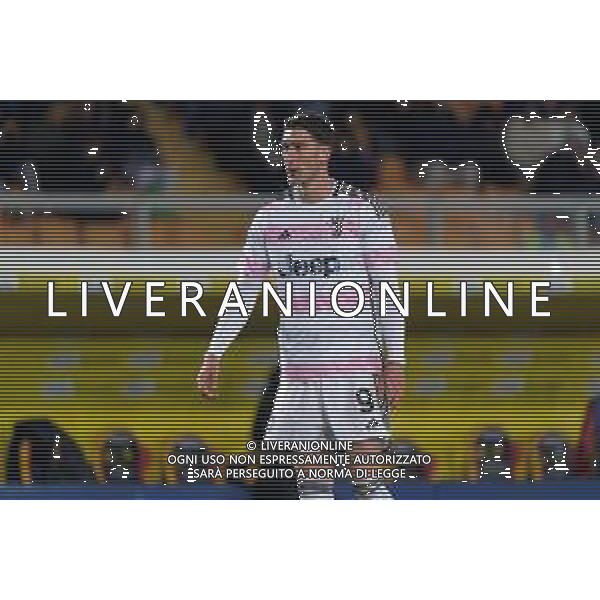 Dusan Vlahovic of Juventus during the Italian soccer Serie A match US Lecce vs Juventus on January 21, 2024 at Via del Mare Stadium in Lecce, Italy. Photo by Emmanuele Mastrodonato/ag. Aldo Liverani sas