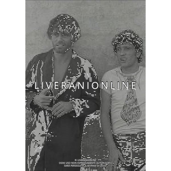 NEG-RETROSPETTIVA FRANCO CITTI ATTORE NELLA FOTO FRANCO CITTI CON NINO DAVOLI NEL FILM“EDIPO RE“ NELL\'ANNO 1967 A LODI AG ALDO LIVERANI SAS