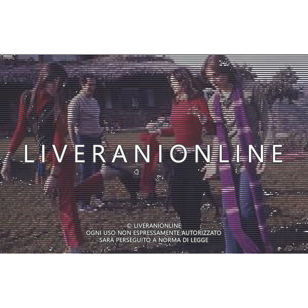 DIAP-RETROSPETTIVA MIGUEL BOSE\' CANTANTE NELLA FOTO MIGUEL BOSE\' CON LA FAMIGLIA LUCIA BOSE\' E LUIS MIGUEL DOMINGUIN AG ALDO LIVERANI SAS 