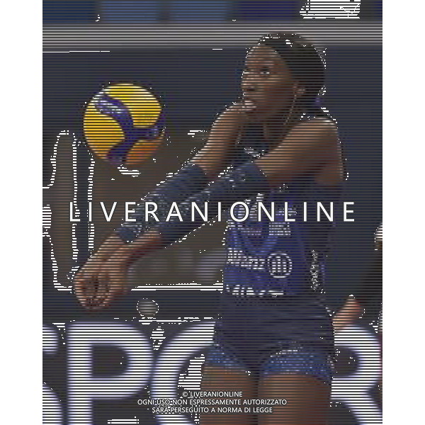 TVRG Allianz Vero Volley Milano vs Aeroitalia Smi Roma nella foto Paola Egonu (Vero Volley Milano) Milano 24-01-2024 Allianz Cloud Coppa Italia A1 Frecciarossa - quarti di finale foto Roberto Garavaglia/Agenzia Aldo Liverani sas