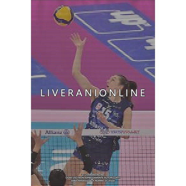 TVRG Allianz Vero Volley Milano vs Aeroitalia Smi Roma nella foto Kara Jane Bajema (Vero Volley Milano) Milano 24-01-2024 Allianz Cloud Coppa Italia A1 Frecciarossa - quarti di finale foto Roberto Garavaglia/Agenzia Aldo Liverani sas