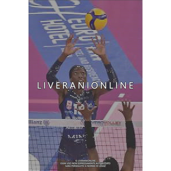 TVRG Allianz Vero Volley Milano vs Aeroitalia Smi Roma nella foto Paola Egonu (Vero Volley Milano) Milano 24-01-2024 Allianz Cloud Coppa Italia A1 Frecciarossa - quarti di finale foto Roberto Garavaglia/Agenzia Aldo Liverani sas